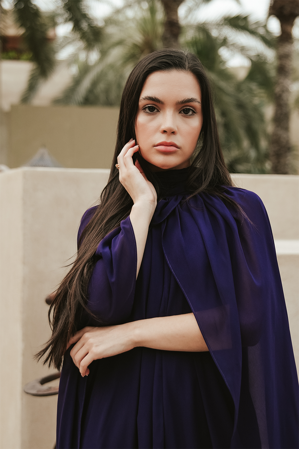 Midnight Meena Drape