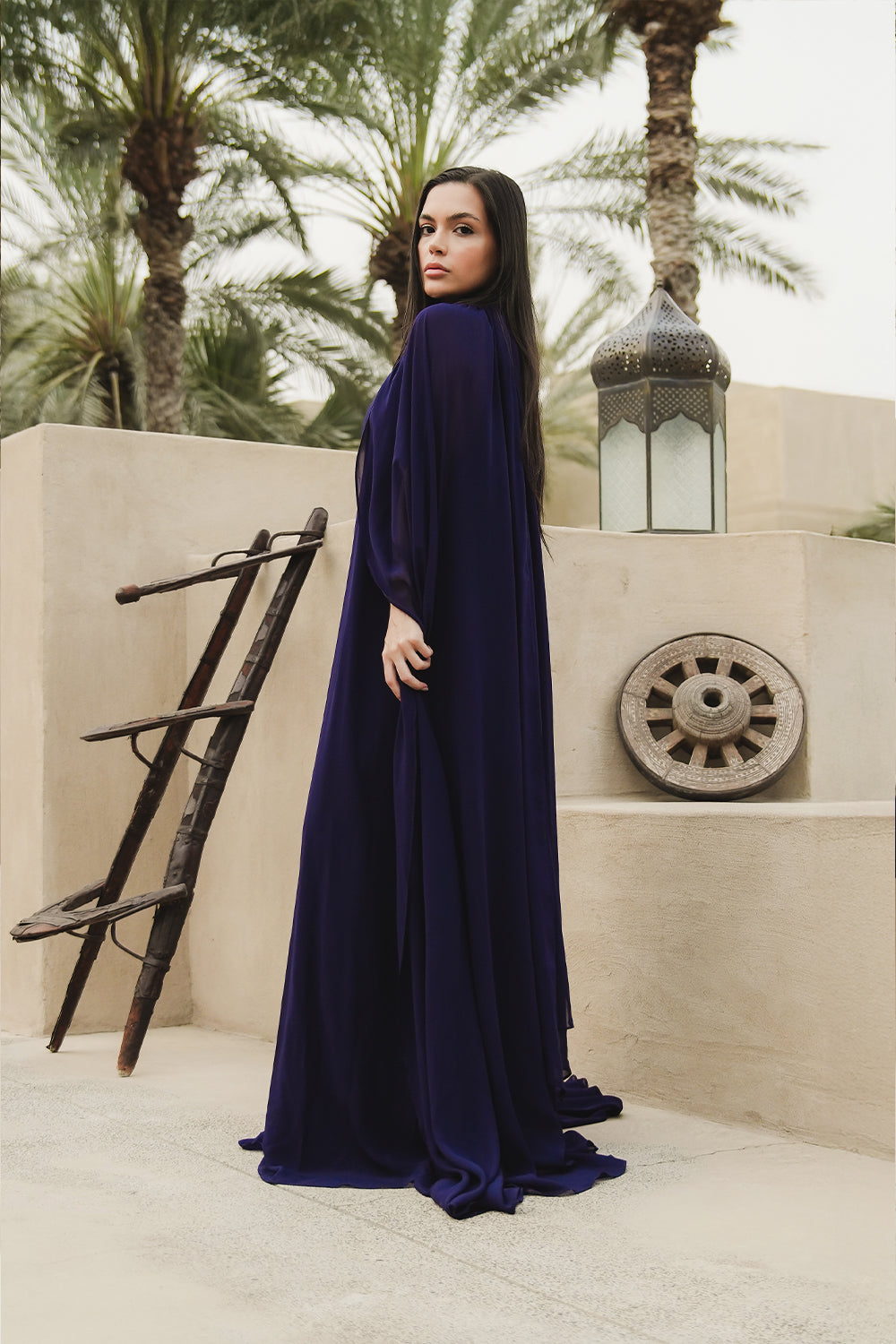 Midnight Meena Drape