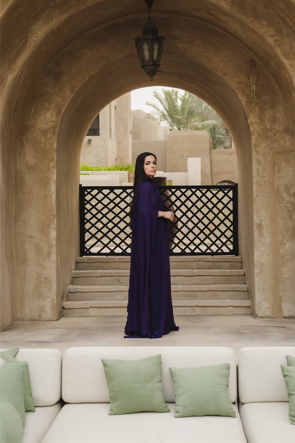 Midnight Meena Drape